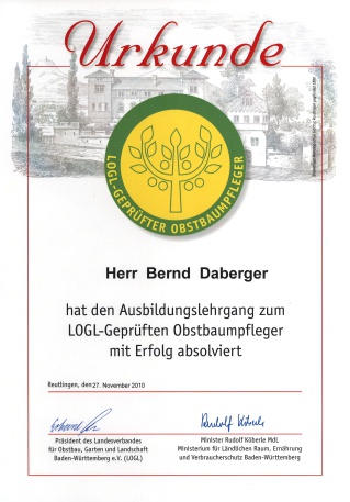 Bernd Daberger Obstbaumpfleger